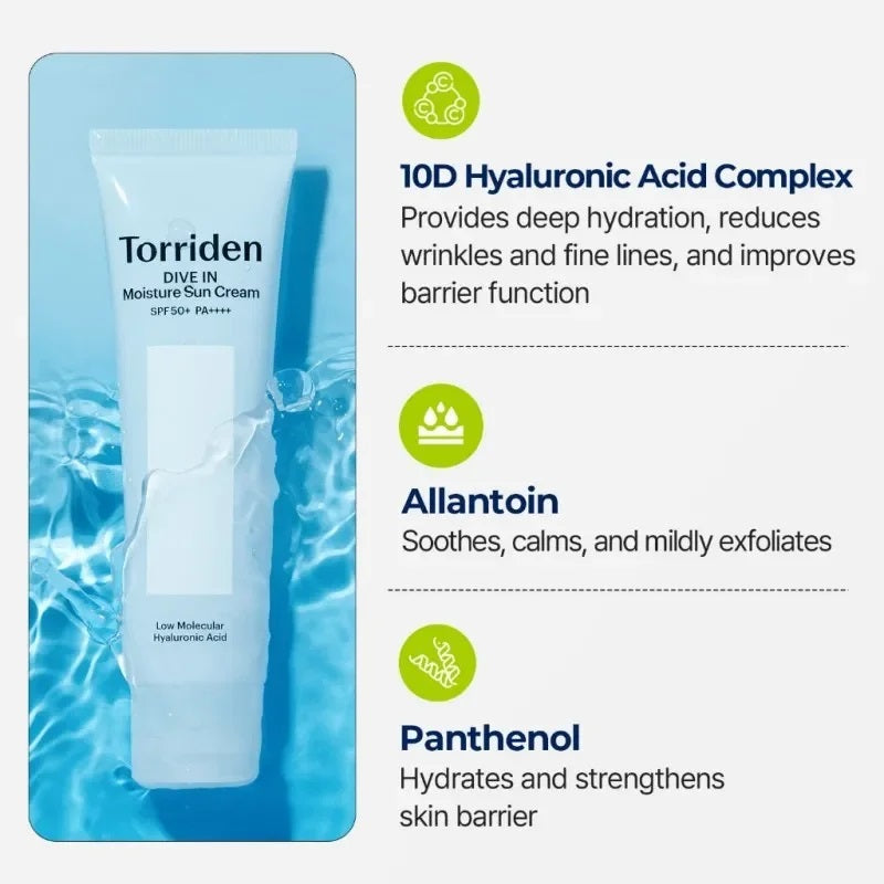 Torriden Dive In Watery Moisture Suncream SPF50+ 60 ml