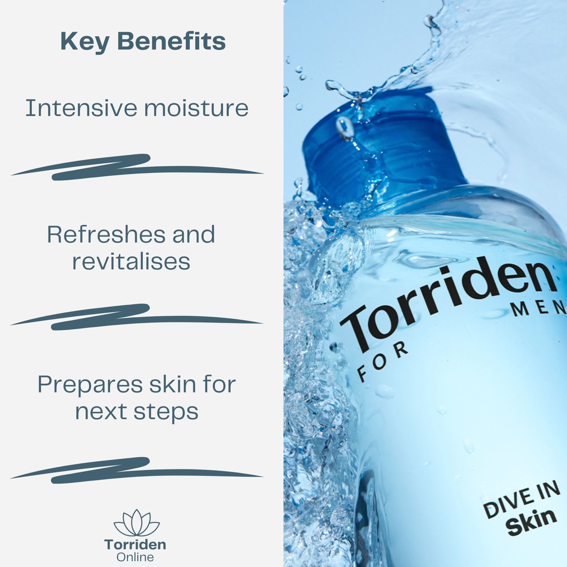 Torriden Dive In for Men Low Molecular Hyaluronic Acid Benefits