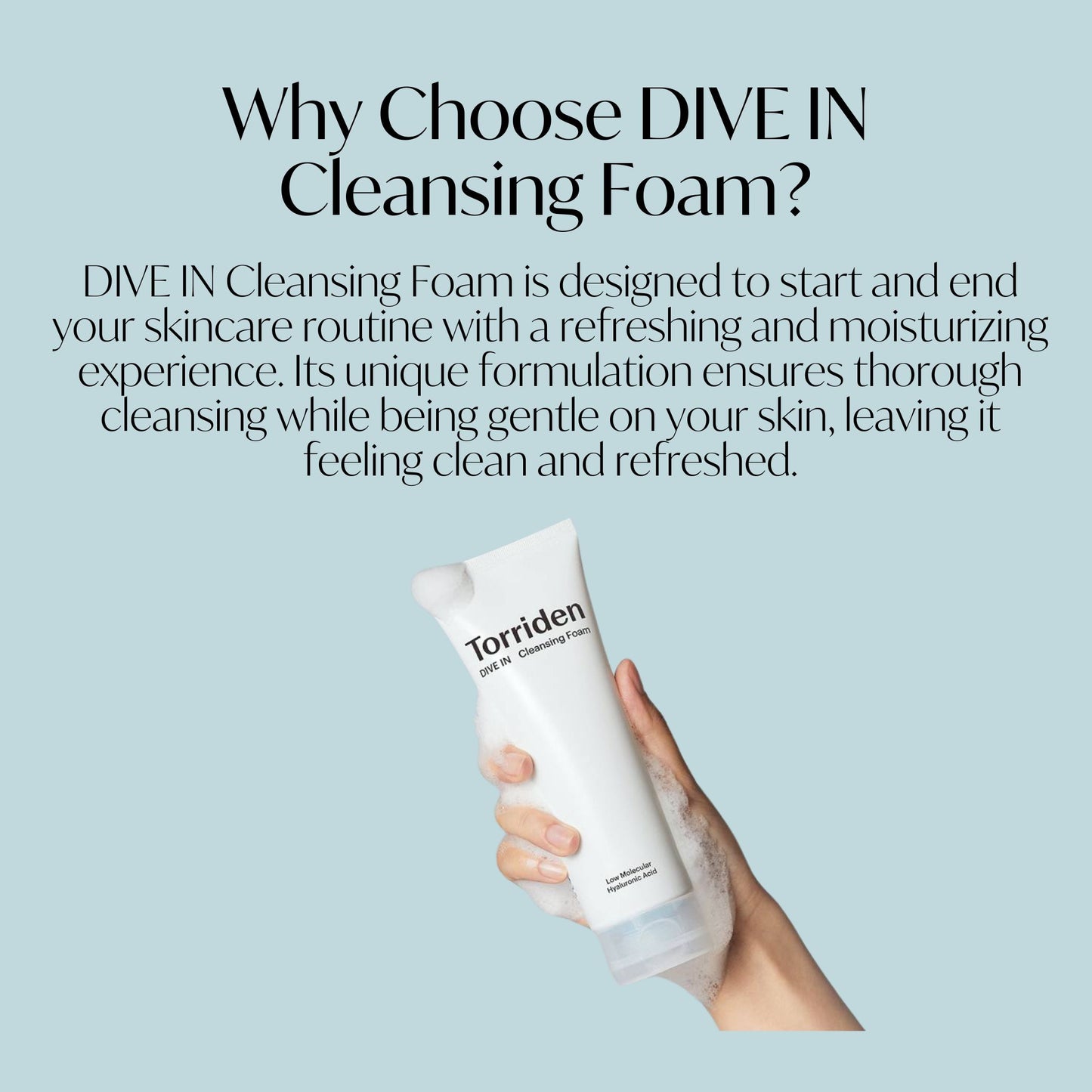 Torriden Dive In Hyaluronic Acid Cleansing Foam 150ml